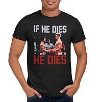 American Classics Rocky MGM Movie Rocky IV If He Dies He Dies Adult T-Shirt Tee