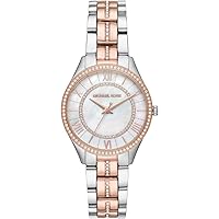 Michael Kors Lauryn Watch for Women, Quartz movement with Stainless steel or Leather strap