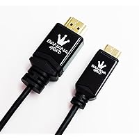 Banana Gold - Premium High Speed HDMI (Type A) Male to Mini HDMI (Type C) Male Cable - Support Ethernet, 3D, Audio Return Channel