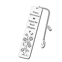 Retirement Gifts for Women Men 2024 Best Retirement Gifts for Mom Grandmom Friends Teacher Retirement Gifts for Women Men Happy Retirement Enjoy the Next Chapter Bookmark Christams Gifts for Women Men