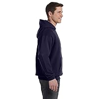 Hanes Mens EcoSmart Hooded Sweatshirt 2XL 1 Black + 1 Navy