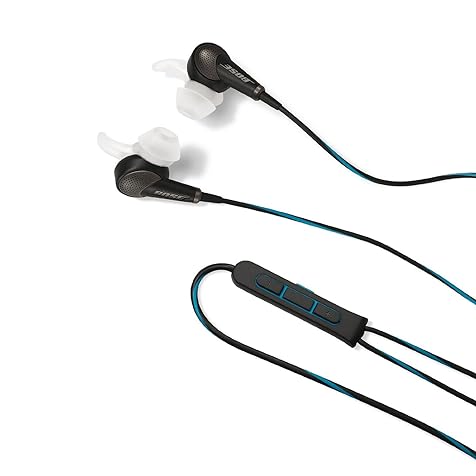 Bose QuietComfort 20 Acoustic Noise Cancelling Headphones, Apple Devices, Black