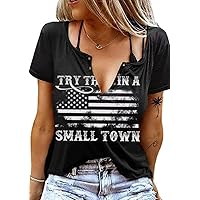 We The People 1776 T Shirt American Flag Patriotic Tee Tops for Women 4th of July Short Sleeve Casual Graphic Tshirt