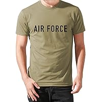 AIR Force Printed Premium Fitted 100% Cotton Crew T-Shirt