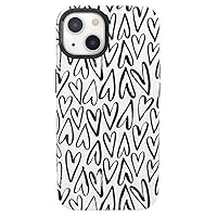 Casely iPhone 14 Case | Heart Throb | Endless Hearts | Compatible with MagSafe