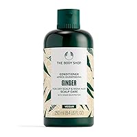 The Body Shop Ginger Scalp Care Conditioner – For Dry Scalp & Weak Hair – With Vegan Silk Protein – 250ml The Body Shop Ginger Scalp Care Conditioner – For Dry Scalp & Weak Hair – With Vegan Silk Protein – 250ml