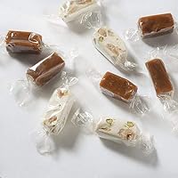 BBJ WRAPS Clear Caramel Wrapper Homemade Hard Candy Chocolate Wrappers, Natural Cellophane, Non-Stick and Twisted Tightly, 1000 Rectangle Sheets (5x3.5 inch for middle size caramel)