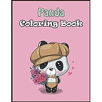 Panda: Kawaii Panda Gift for Girls and Women, Coloring Pages with Cute Panda Bear Illustrations, Positive and ... & Sayings for Stress-Relief and Relaxation