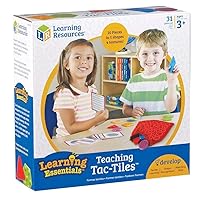 Learning Resources Teaching Tac-Tiles, Hands-on Learning, Ages 3+