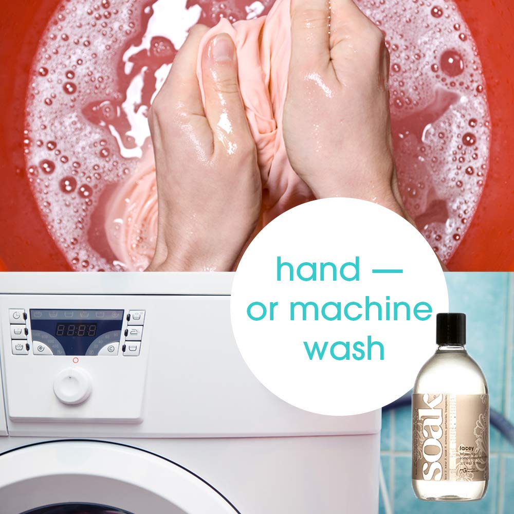 Soak Laundry Soap – No Rinse, Plant Derived Hand Wash Detergent - 375 ml / 12 fl. oz, 75+ Washes (Celebration)