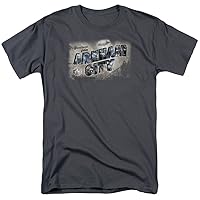 Trevco Men's Arkham City Bat Fill Adult T-Shirt