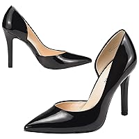JENN ARDOR Women's High Heels Dress Stiletto Pumps Fashion Pointed Toe 4inch Party Wedding Office Classic Shoes
