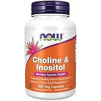 Now Foods Choline & Inositol 500 Mg - 100 Caps