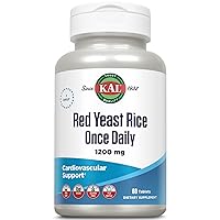 KAL 1200 Mg Red Yeast Rice, 60 Count