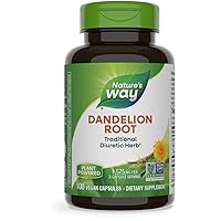 Nature's Way Dandelion Root, Traditional Diuretic Herb*, Vegan, 100 Capsules (Packaging May Vary)