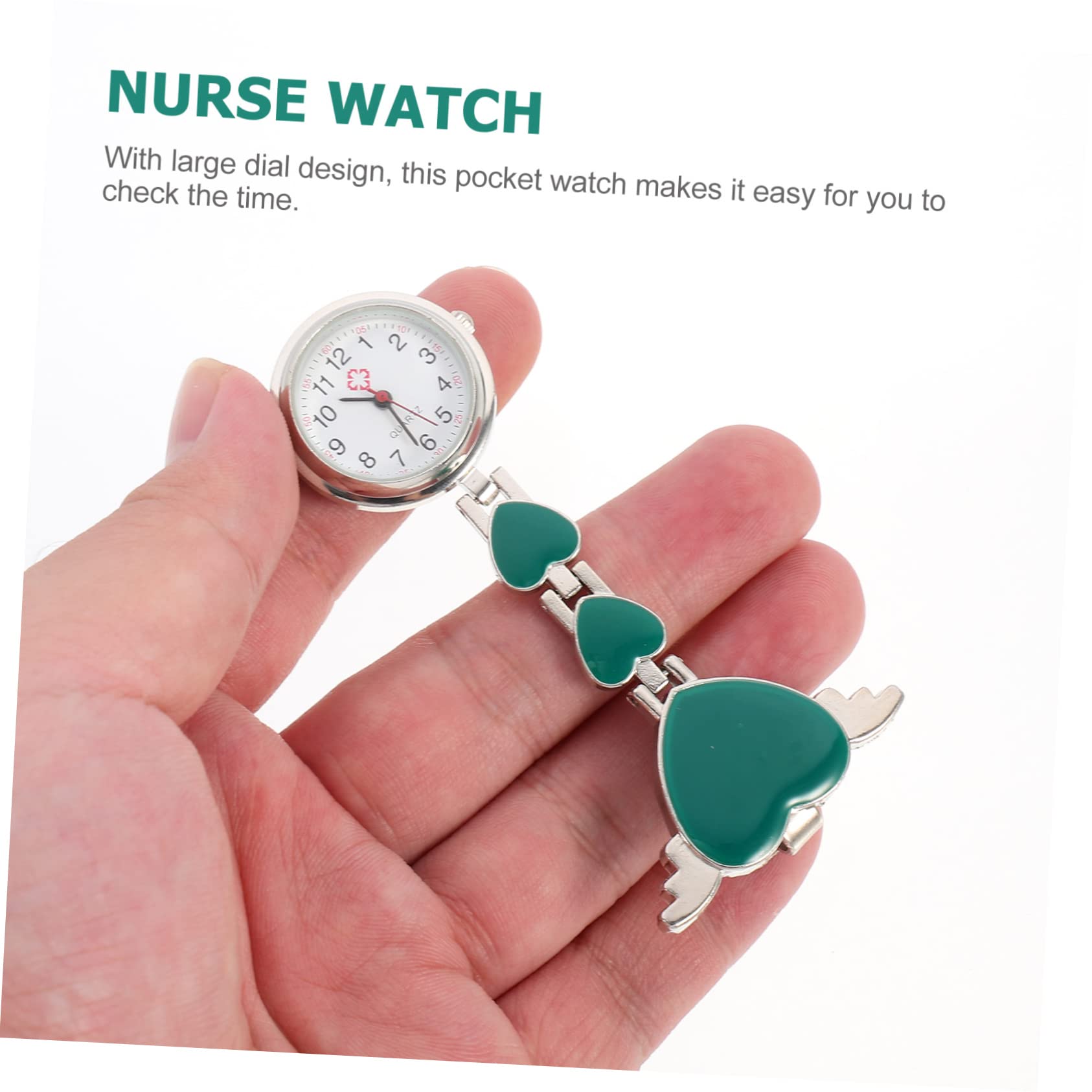 BESTOYARD Pocket Watch Nurse Watch Clip on Student Nurse Gifts Women Clip on Watch Hanging Nurse Watch Lapel pin