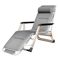 Comfortable Sofa Outdoor Terrace Sun Lounger Textoline Reclining Adjustable Garden Folding Deck Chair Patio Lawn Beach Chair,Recliner Lounge Chair Portable Lazy Vision