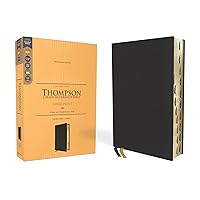KJV, Thompson Chain-Reference Bible, Large Print, Genuine Leather, Cowhide, Black, Red Letter, Thumb Indexed, Comfort Print KJV, Thompson Chain-Reference Bible, Large Print, Genuine Leather, Cowhide, Black, Red Letter, Thumb Indexed, Comfort Print Leather Bound
