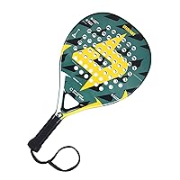 DEERFAMY Padel Racket Carbon Fiber Surface with EVA Memory Flex Foam Core Padel Tennis Racquets Lightweight