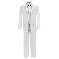 First Communion and Wedding Suit Set White for Boys