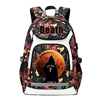 Basketball D-urant Multifunction Backpack Travel Laptop Daypack Night Reflective Strip Fans Bag For Men Women (Red - 2)