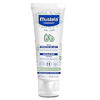 Baby Cradle Cap Cream - Newborn safe - with Natural Avocado - Paraben Free & Fragrance Free - 1.35 Fluid Ounce