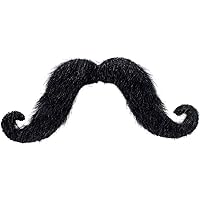 Black Moustache Costume Accessory - 2.67