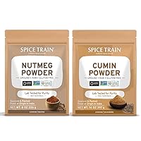 SPICE TRAIN, Nutmeg Powder (226g) + Cumin Powder (397g)