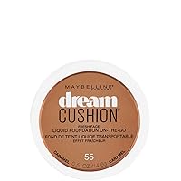 Maybelline New York Dream Cushion Fresh Face Liquid Foundation, Caramel, 0.51 Ounce