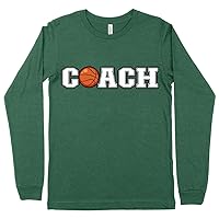 Basketball Coach Long Sleeve T-Shirt - Basketball T-Shirt - Art Print Long Sleeve Tee Shirt
