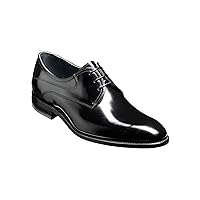 BARKER Oxford Shoe Wickham Black Hi Shine Derby Handmade Men's Derby Shoes