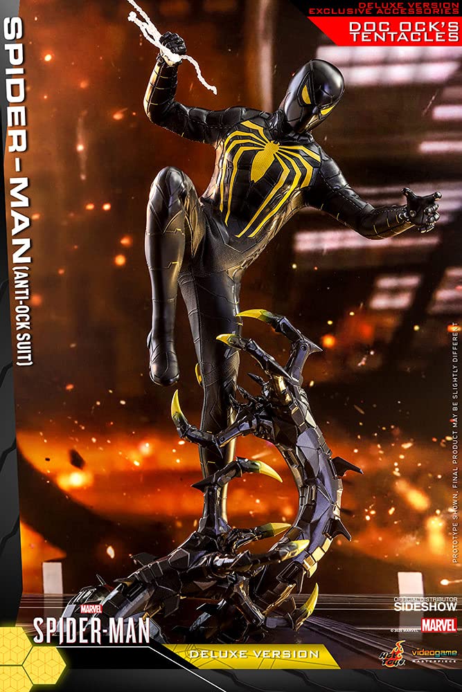 Mua Hot Toys Marvel Spider-Man Game Spider-Man (Anti-Ock Suit) Deluxe 1/6  Scale 12