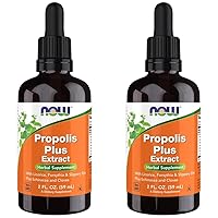 NOW Supplements, Propolis Plus Extract Liquid with Dropper, Herbal Supplement, 2-Ounce (Pack of 2)