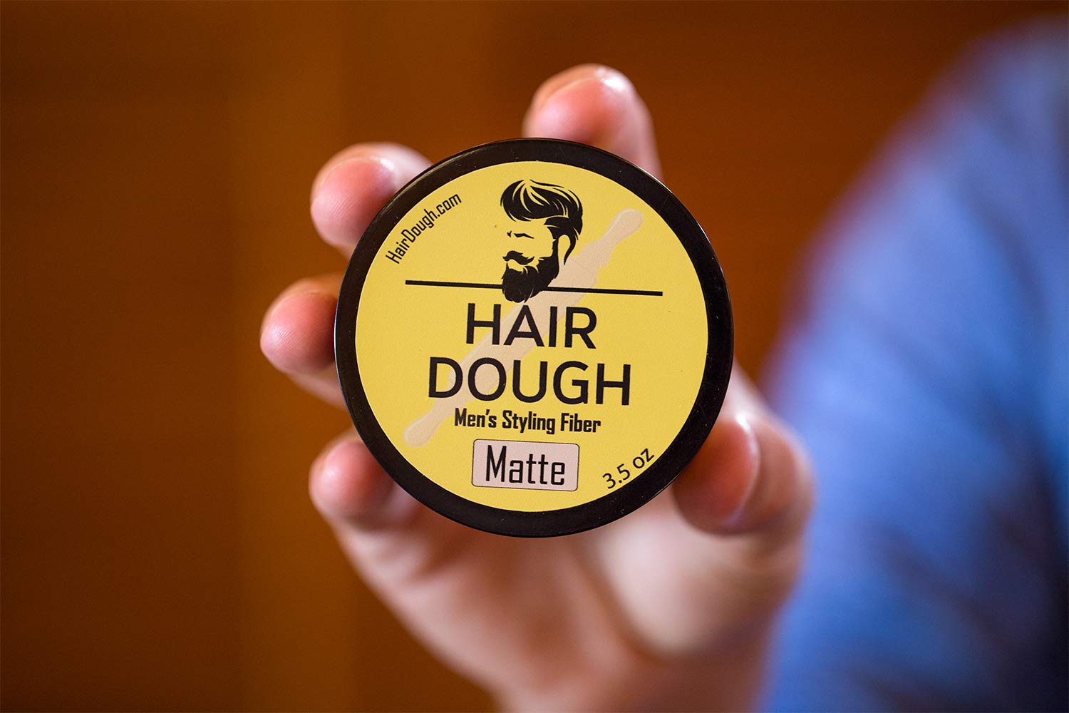 Hair Dough Styling Clay For Men, Matte Finish Molding Hair Wax Paste Quiff, Strong Hold Without The Shine