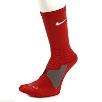 Nike Mens Hyperelite Basketball Crew Varsity Red/Varsity Red/White XL (Men's Shoe 12-15)