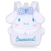 Anime Cartoon Cute Cinnamoroll Dog Plush Doll Backpack Kawaii Lolita JK Women Bag Birthday Women White