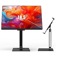 Tablet Stand Holder for ipad,Portable Monitor Stand Holder 15.6'',17.3'',18.5'',Heavy Duty Foldable for Travel,Work for 4.7’’-18.5’’ Tablet,Smartphone,Computer Screen