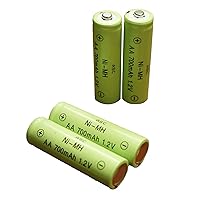 ASC Solar Light AA Ni-MH Rechargable Batteries (Pack of 12) (AA 700mAh)