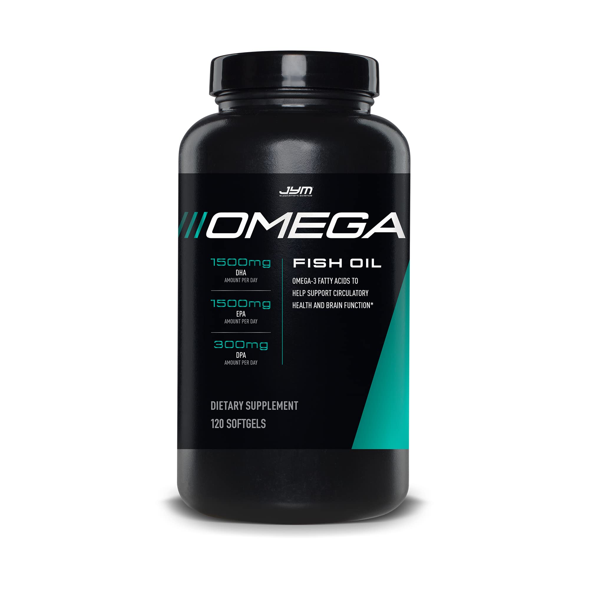Omega JYM Fish Oil 2800mg, 120 Soft Gels & itamin, 60 Tablets & ZMA Zinc/Magnesium Capsules Supplement, 90