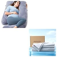 Momcozy Pregnancy Pillows for Sleeping, Cooling Comforter for Hot Sleepers