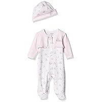 Little Me Baby Girls' Footie and Hat