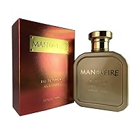 Man On Fire Pour Homme Eau de Parfum Spray, 3.3 Ounce