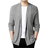 Sweater Men Cardigan Thick Slim Fit Jumpers Knitwear Warm Winter Korean Style Casual Clothing Male