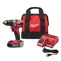 Milwaukee 2801-21P M18 18-Volt Lithium-Ion Compact Brushless Cordless 1/2 in. Drill/Driver Kit Milwaukee 2801-21P M18 18-Volt Lithium-Ion Compact Brushless Cordless 1/2 in. Drill/Driver Kit
