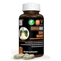 Clinical Daily Vegan Lung Cleanse and Detox Capsules, a purer, Better Lungs Supplement. Mucus Clear Lung Detox Supports Breathing, deep Lung Restore to Support Better Lung Health. 60 Ct