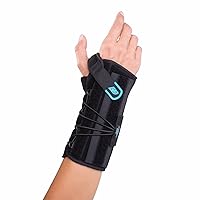 DonJoy Advantage DA161WB02-BLK-R Stabilizing Speed-Wrap Wrist Brace for Carpal Tunnel, Sprains, Strains, Tendonitis, Instabilities, Palm/Dorsal Stays, Right