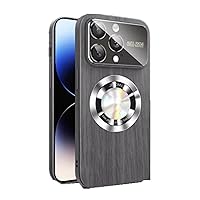 iPhone 15Pro Max/15 Pro/15 Plus/15, Unique Hard PC Shockproof Case with Wood Texture (15plus,Black)