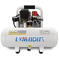 Air Compressor, Ultra Quiet Air Compressor, Only 60dB, 2 Gallon Air Tank, Dual Couplers Supports Two Users, Fast 20s Recovery, Oil-Free, Ideal For Shop, Garage, Car, Pneumatic Tools