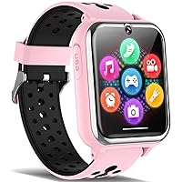 Smart Watch for Kids Girls 3 4 5 6 7 8 Year Old Boys Toys Toddler Watches with Video Camera 24 Games Music Player Steps Tracker Flashlight Alarm Clock Child Christmas Birthday Gifts
