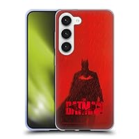 Head Case Designs Officially Licensed The Batman Red Rain Posters Soft Gel Case Compatible with Samsung Galaxy S23 5G